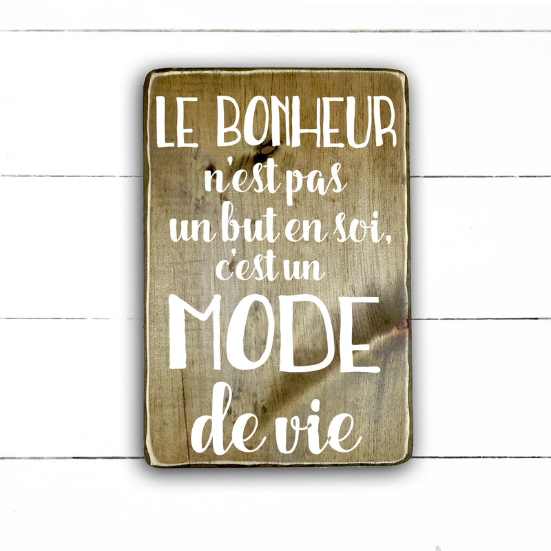 Ce que tu es suffit - hand made wood sign, fait main, enseigne bois en français, fait au Quebec, canada, signe pancarte cadre tableau, fait au Québec, canada, achat local, Estrie, Montréal, Old Shack 