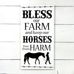 Bless our farm, hand made wood sign, fait main, enseigne bois en français, fait au Quebec, canada, signe pancarte cadre tableau, fait au Québec, canada, achat local, Estrie, Montréal, Old Shack 