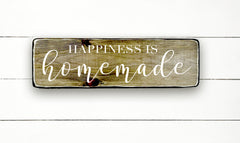 Happiness is homemade, hand made wood sign, enseigne bois, fait au Quebec, canada, signe pancarte cadre tableau, fait au Québec, canada, achat local, Estrie, Montréal, Old Shack 