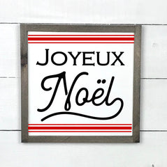 Enseigne bois | Joyeux Noël