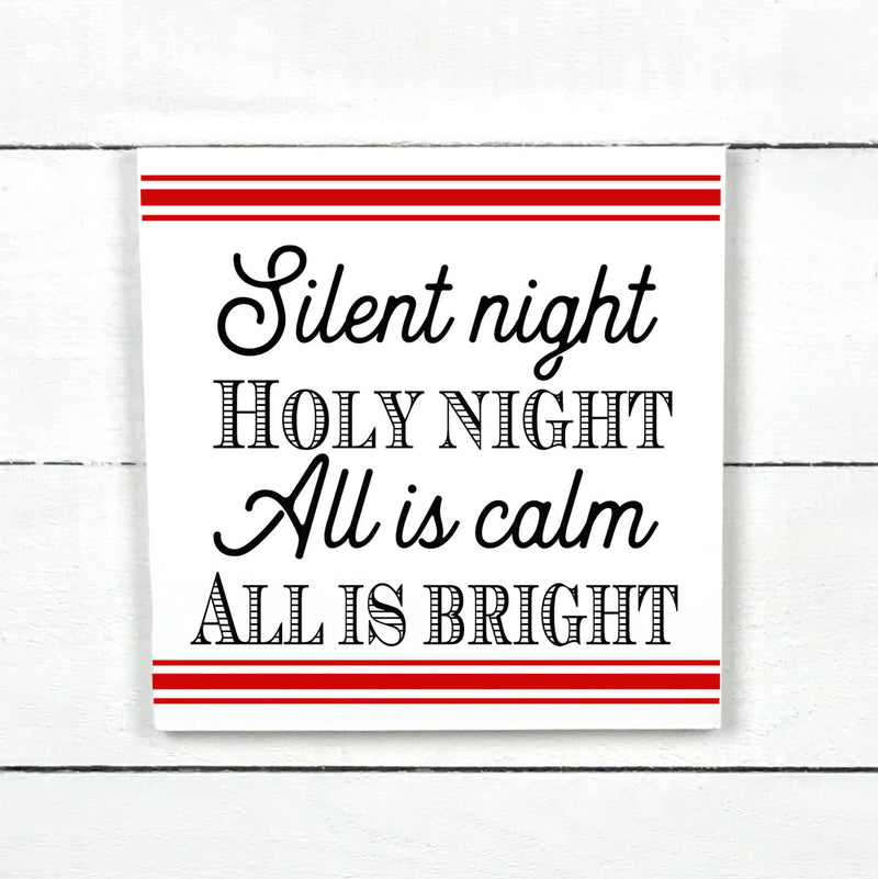 Enseigne bois | Silent night