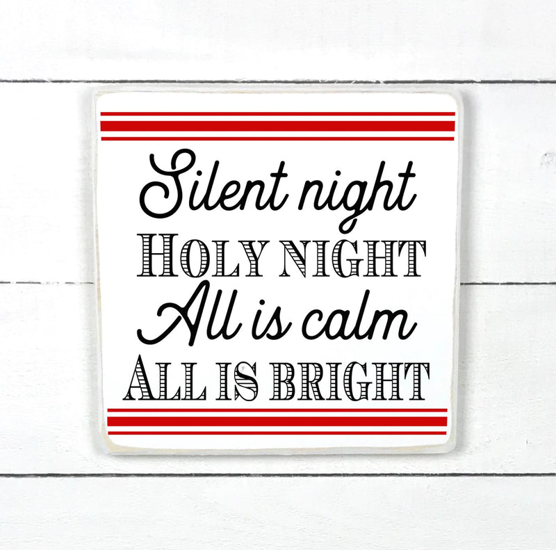 Enseigne bois | Silent night