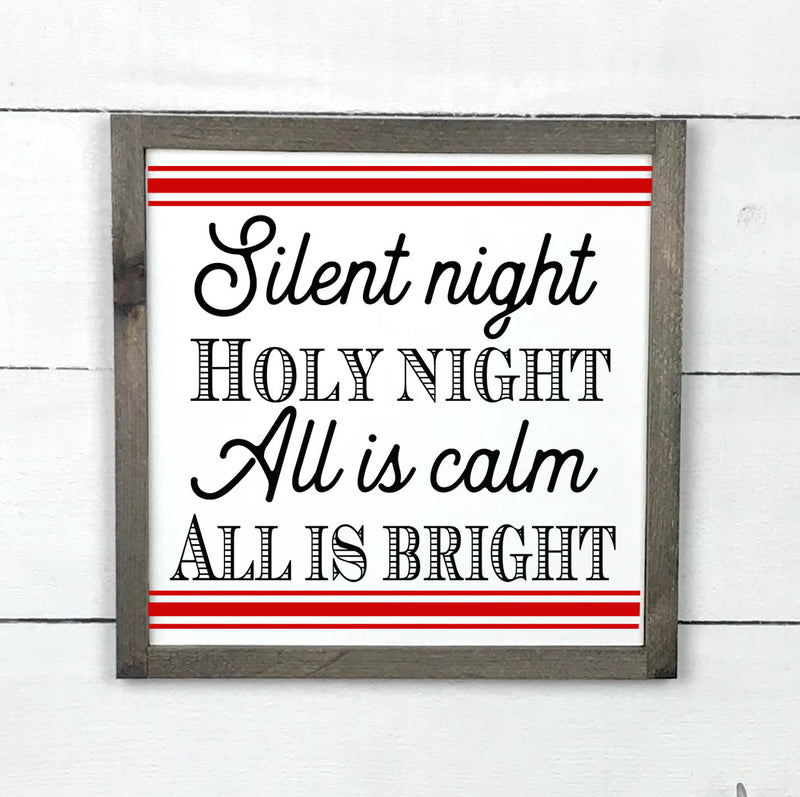 Enseigne bois | Silent night